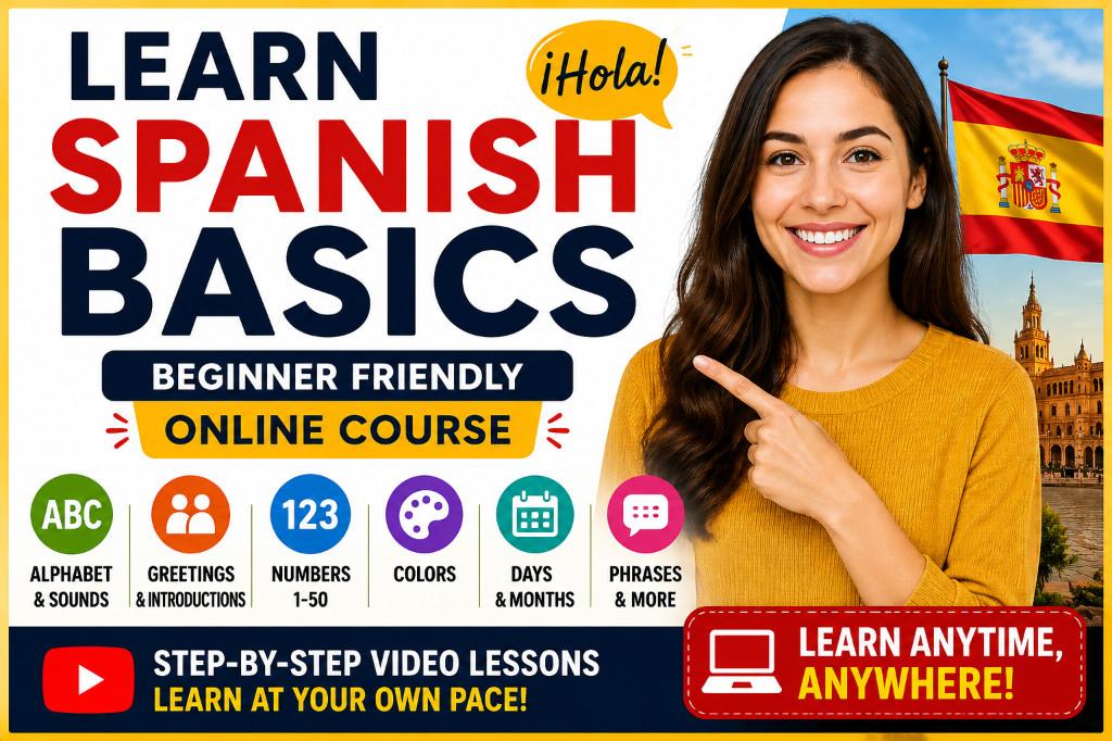 Learn Spanish Basics Online Course in Hialeah - Image 1