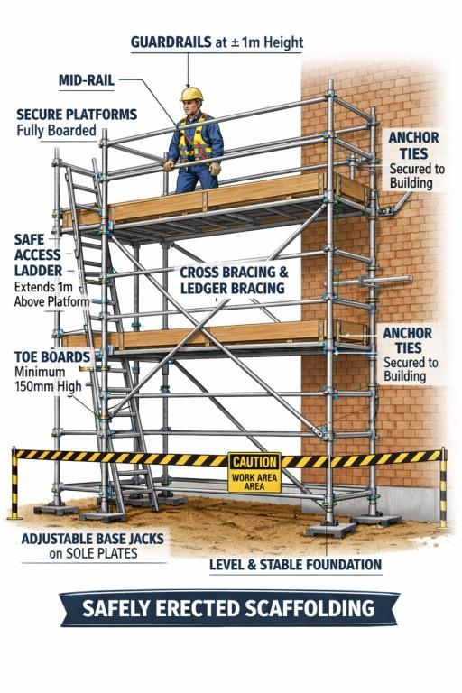 WORKING AT HEIGHTS AND SCAFFOLDING COURSES in South Africa - Image 1