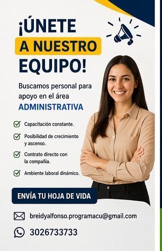ASISTENTE ADMINISTRATIVO DE PROYECTOS en Colombia - Imagen 1