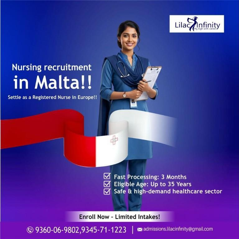 Lilac Infinity Nursing recruitment Program in Malta in Anchal - Image 1