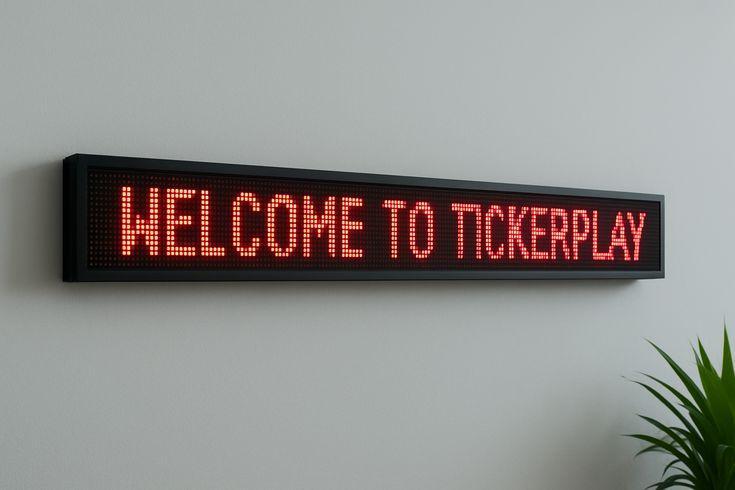 Ticker Play-Programmable Led Sign in India - Image 1