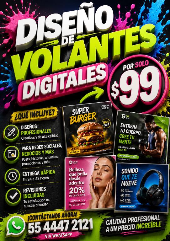 DISEÑOS PROFESIONALES PARA REDES SOCIALES en México - Imagen 4