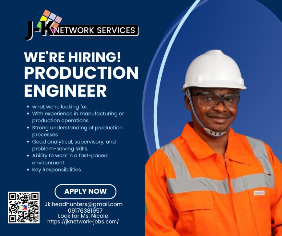 Production Engineer | Comprehensive Health Insurance in Quezon City - Image 1