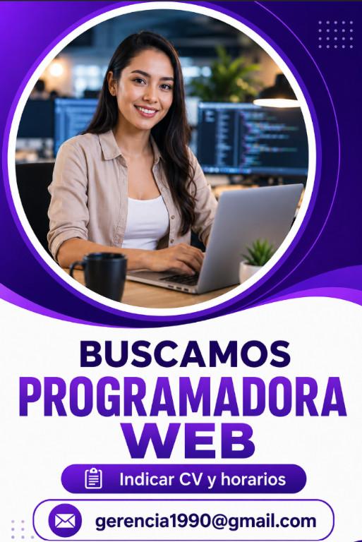 se busca programadora web en Recoleta - Imagen 1