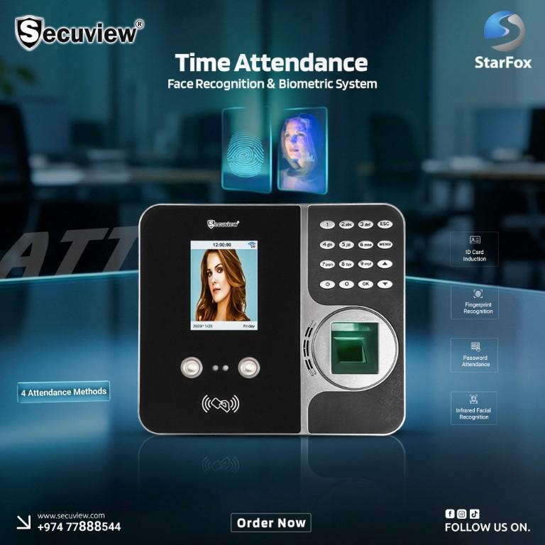 Secuview Face Recognition Biometric Time Attendance System in United States - Image 2