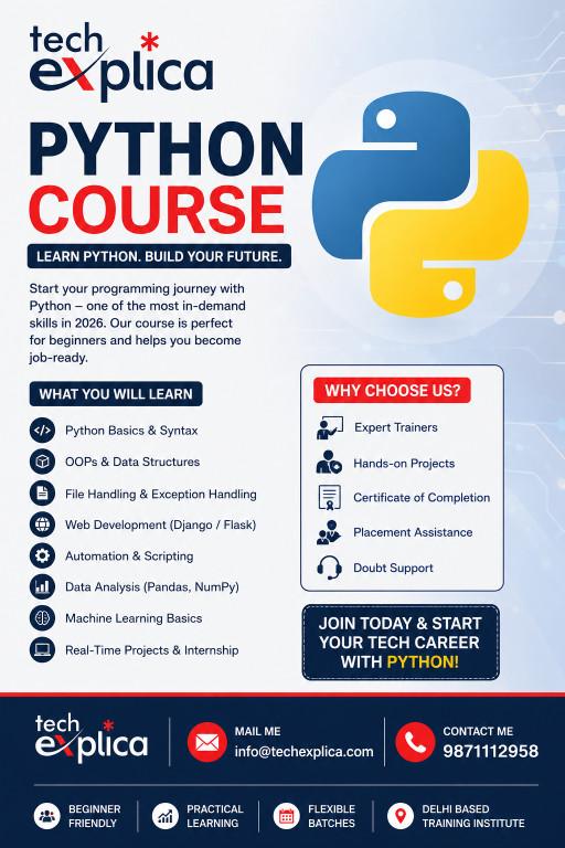 Learn Python Programming with Industry Experts in Delhi in Kirari Suleman Nagar - Image 1