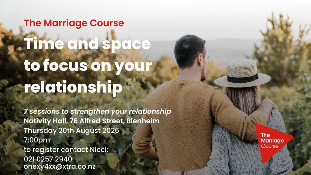 The Marriage Course in Blenheim - Image 1