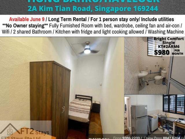 Available﻿ 9 June- Common Room/Include Utilities/Wifi/Aircon … in Bukit Merah - Image 1