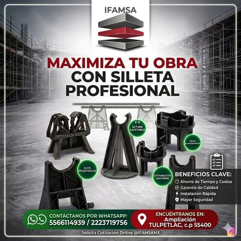 SILLETAS PLASTICAS PARA SOPORTE DESILLETAS PLASTICAS 04 en Ecatepec - Imagen 1