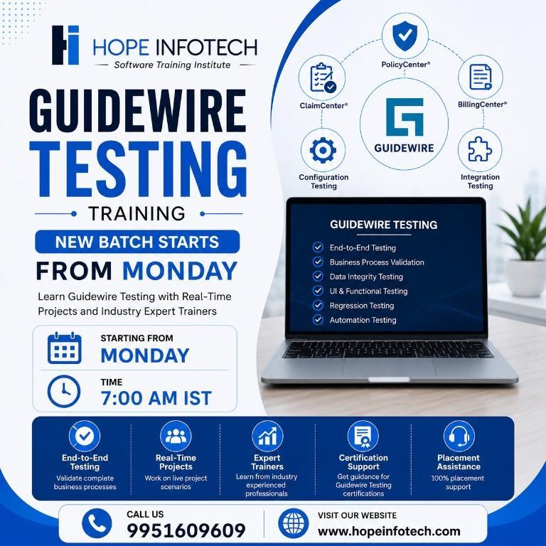 Guidewire Testing course session in Nānakrāmguda - Image 1
