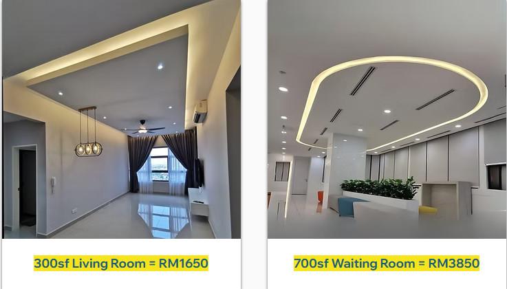 Plaster Ceiling RM5/sqft Repair and Install Ceiling Plaster in Kuala Lumpur - Image 4