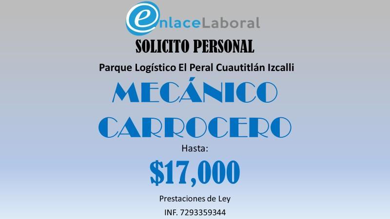SOLICITO MECÁNICO CHAPISTA en Cuautitlán - Imagen 1