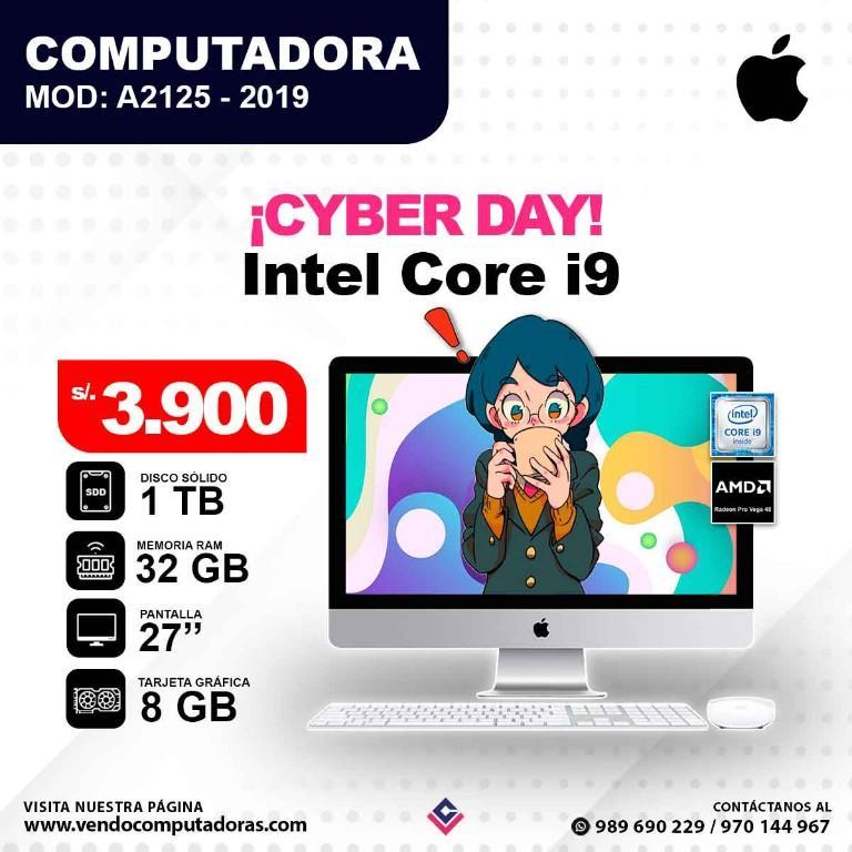 Computadora APPLE iMac Intel Core i9 / A2125 en Lima - Imagen 2