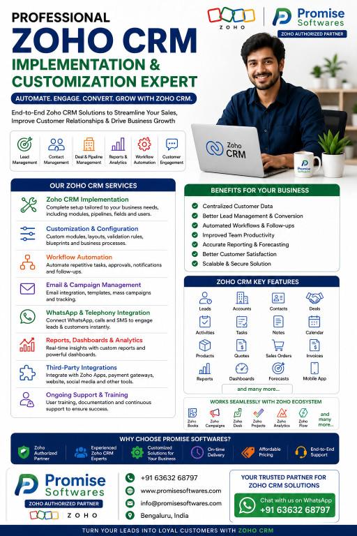 Zoho Developer For Hire(freelancer) in Vasanth Nagar - Image 3