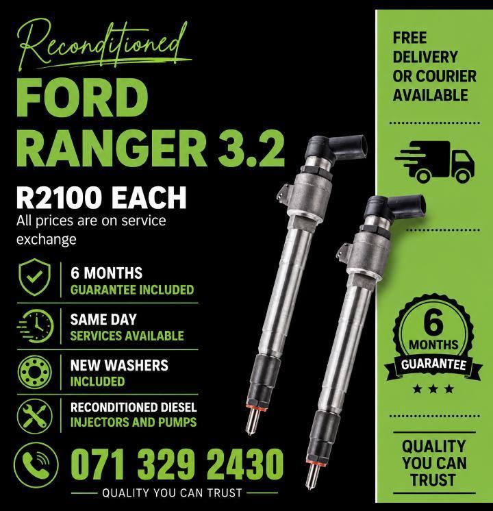 FORD RANGER 3.2 DIESEL INJECTORS in Klerksdorp - Image 1