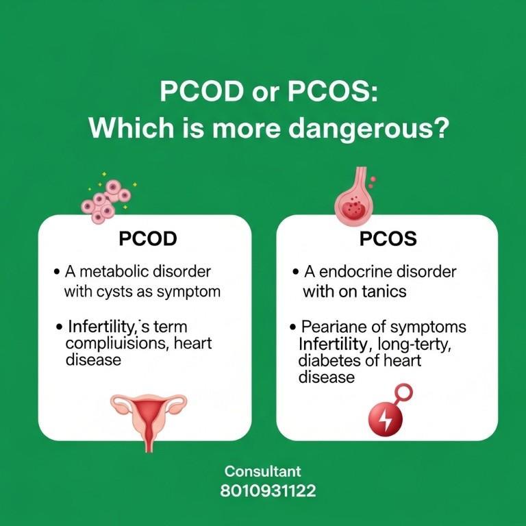 PCOD vs PCOS Difference Know the Real Truth & Protect in Lajpat Nagar - Image 1