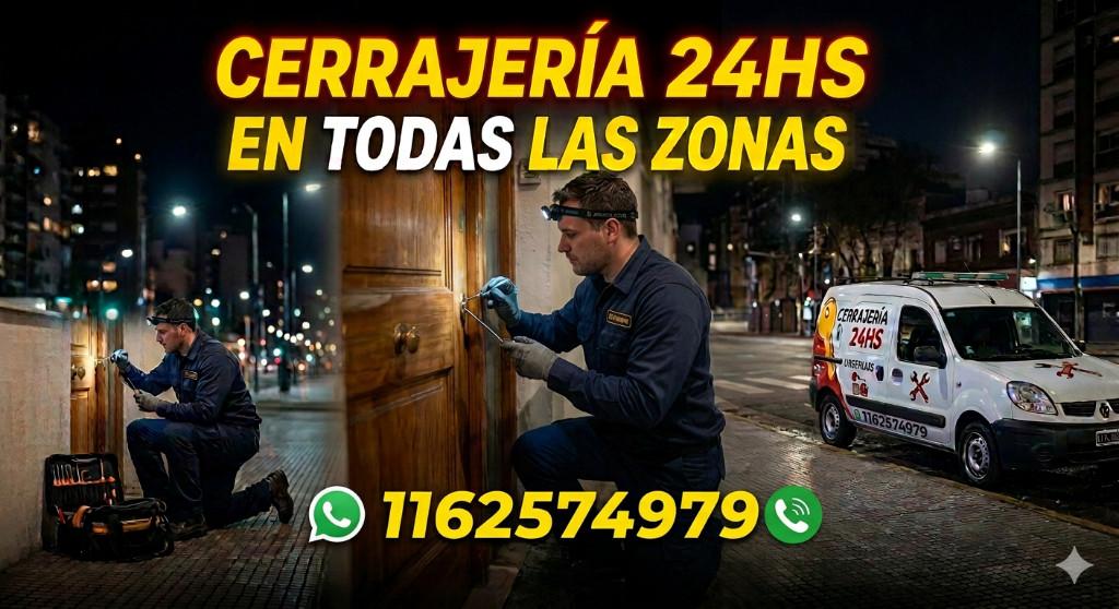 LLAMENOS CERRAJERIA A DOMICILIO LAS 24 HORAS ESTAMOS PARA AYUDAR en Hurlingham - Imagen 2