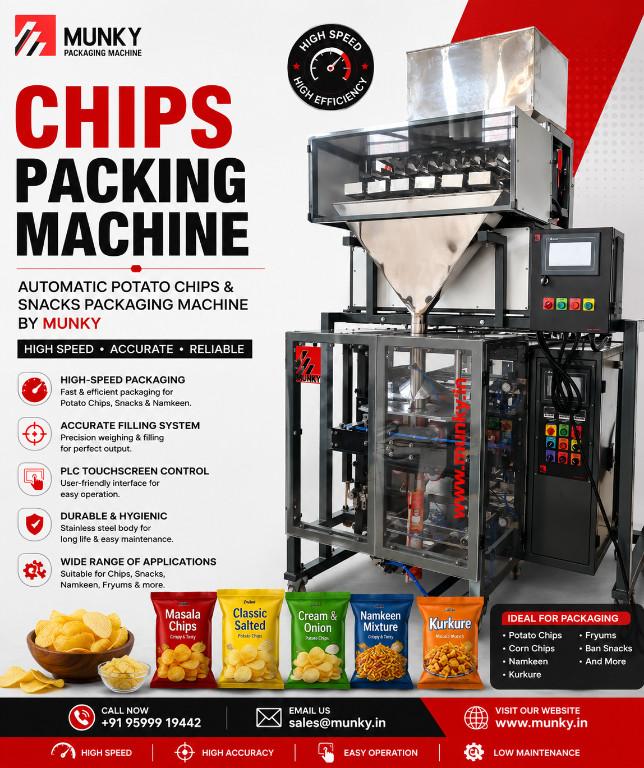 Chips Packing Machine | Automatic Potato Chips in India - Image 1