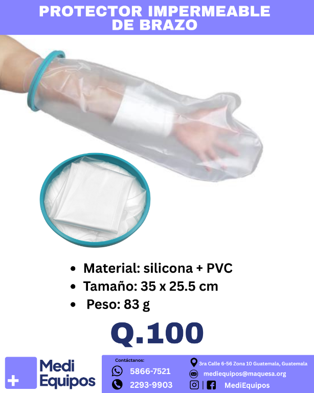 Protector impermeable para brazo en Guatemala - Imagen 1