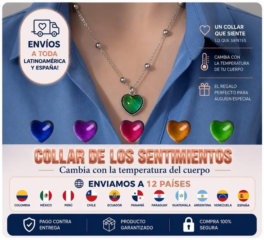 COLLAR TERMOCROMÁTICO DE LOS SENTIMIENTOS en Villa Nueva - Imagen 2