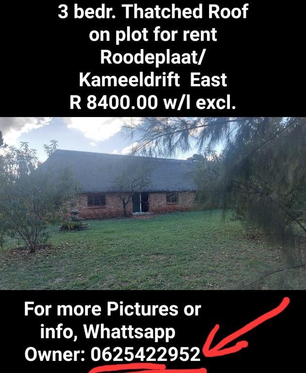 3 Bedroom House for Rent In Roodeplaat in Pretoria - Image 1
