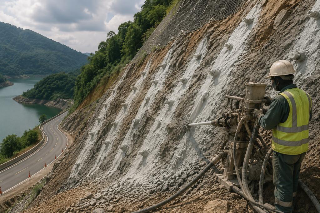Modern Slope Stabilization Grouting for Smart Cities in Daryaganj - Image 1