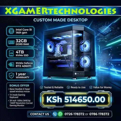 Custom designed Liquid cooled Core i9 Desktop in Nairobi - Image 1