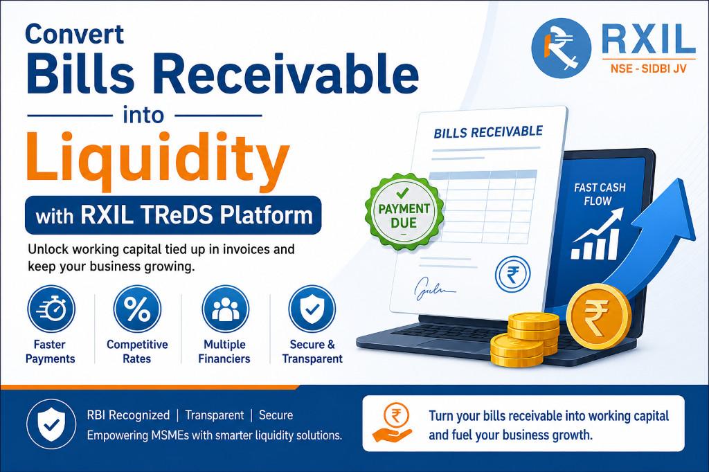 Convert Bills Receivable into Liquidity with RXIL TReDS Platform in India - Image 1