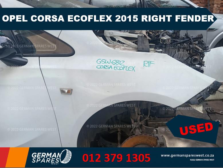 OPEL CORSA ECOFLEX 2015 USED RIGHT FENDER FOR SALE in Tembisa - Image 1