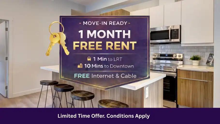 BRAND-NEW 2 BED PLUS DEN & 2 BATH APARTMENT, HEAT, INTERNET … in Calgary - Image 1