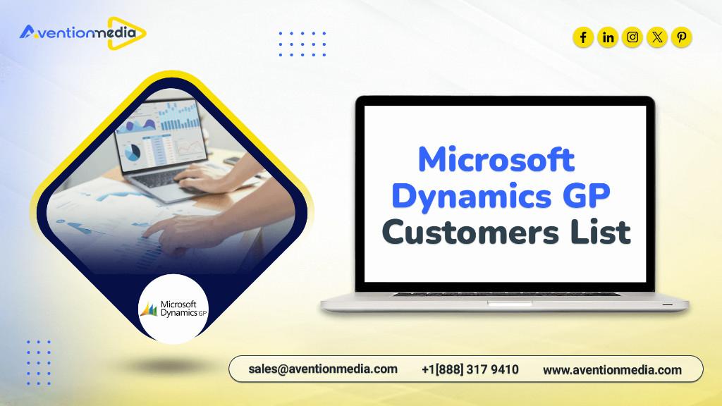 Secure a targeted Microsoft Dynamics GP Customers List in United States - Image 1