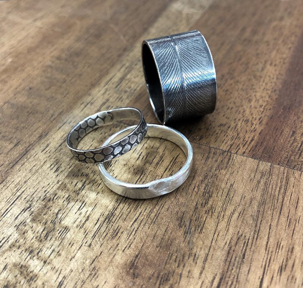 Natural Textured Rings - Taster class in Waikanae - Image 1