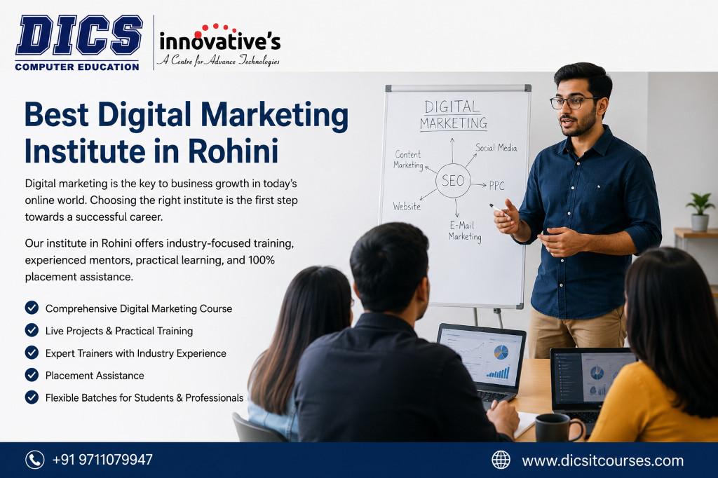 Best Digital Marketing Institute in Rohini – DICS Innovatives in Pālam - Image 1