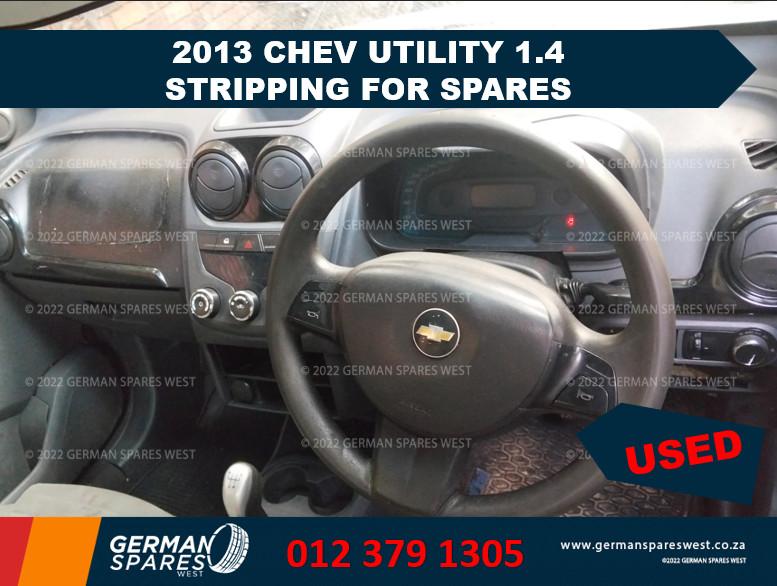 2013 CHEV UTILITY 1.4 STRIPPING FOR SPARES in Tembisa - Image 3