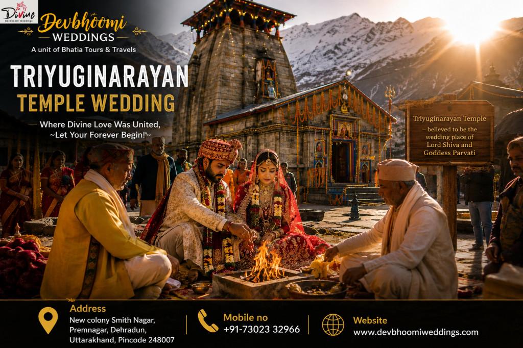 Destination Triyuginarayan Temple Wedding Packages Starting Low in India - Image 1