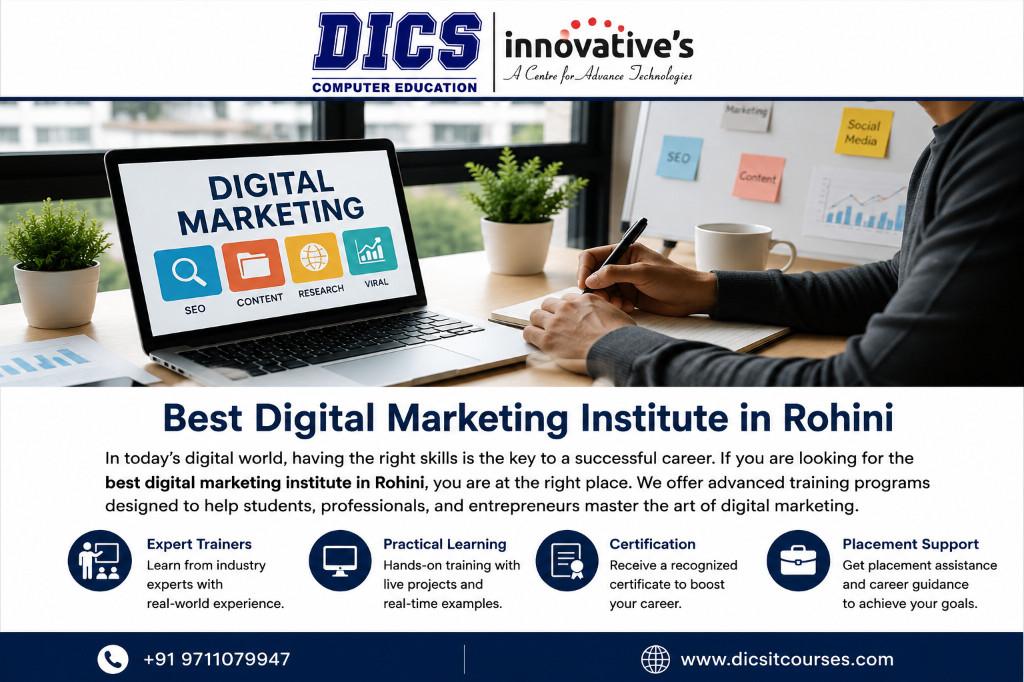 Best Digital Marketing Institute in Rohini – DICS Innovatives in Pālam - Image 1