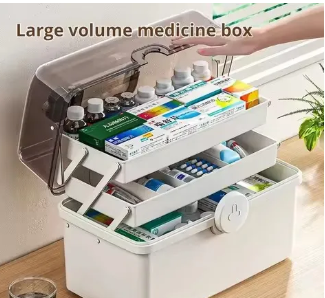 Medical kit Household Large capacity multi-layer storage box in Pakistan - Image 3