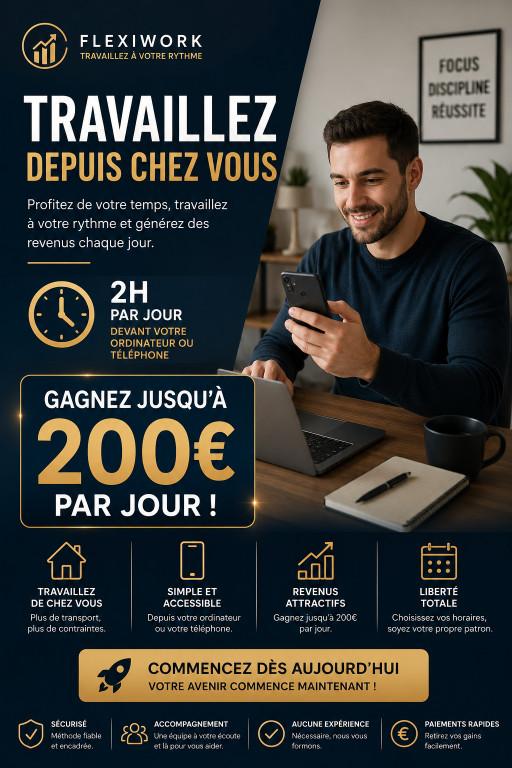 Offre d’emploi chez Flexiwork à Boulogne-Billancourt - Photo 1