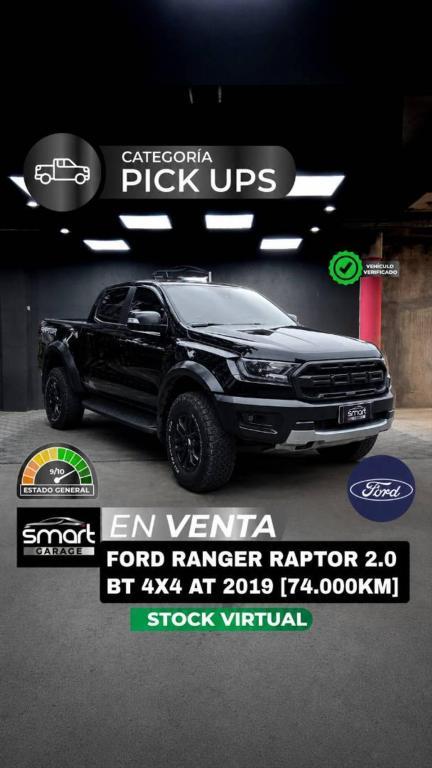 Ford 2019 Ranger 2.0 Tdi Dc 4x4 Raptor L19 en Lules - Imagen 1