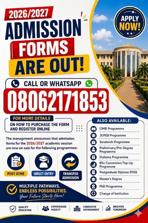 Admission Now Open At Wigwe University, Isiokpo Rivers State 202 in Lagos - Image 1