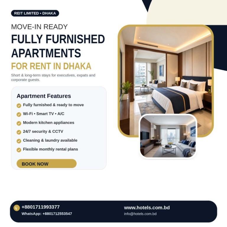 Fully Furnished Apartments for Rent – Bashundhara R/A in Bangladesh - Image 1