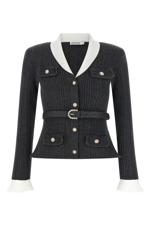 SELF PORTRAIT Ribbed Cardigan in London, Ontario - Image 1