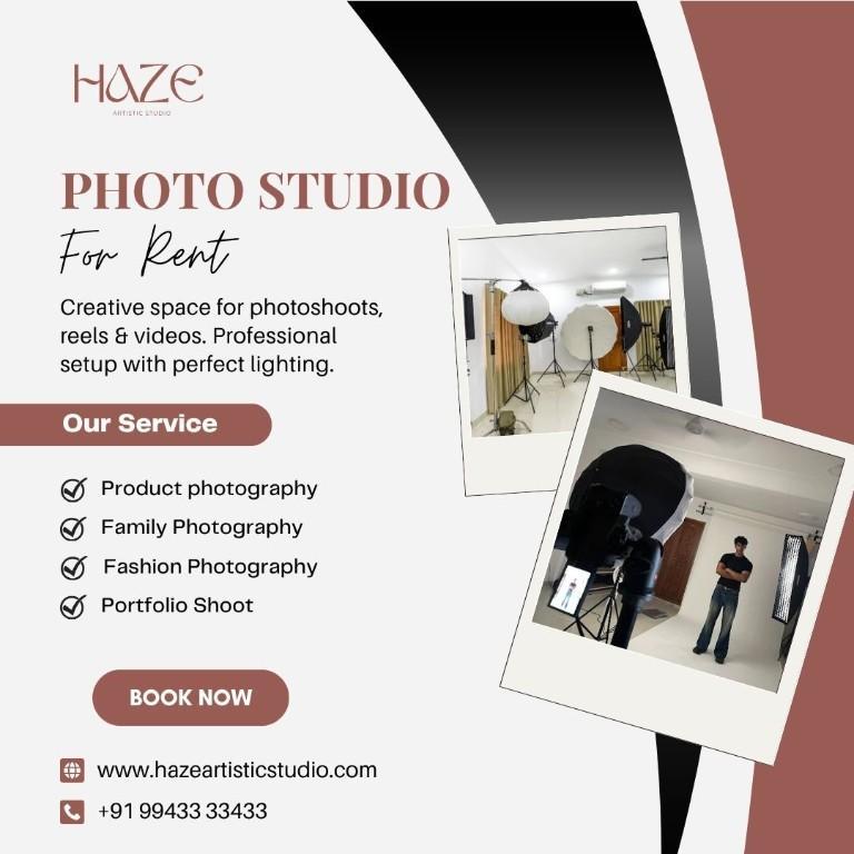 Creative Photo Studio on Rent | Haze Artistic Studio in Coimbatore - Image 1