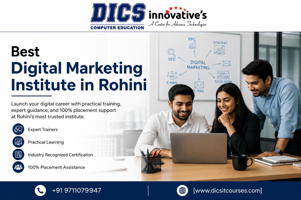 Best Digital Marketing Institute in Rohini – DICS Innovatives in India - Image 1