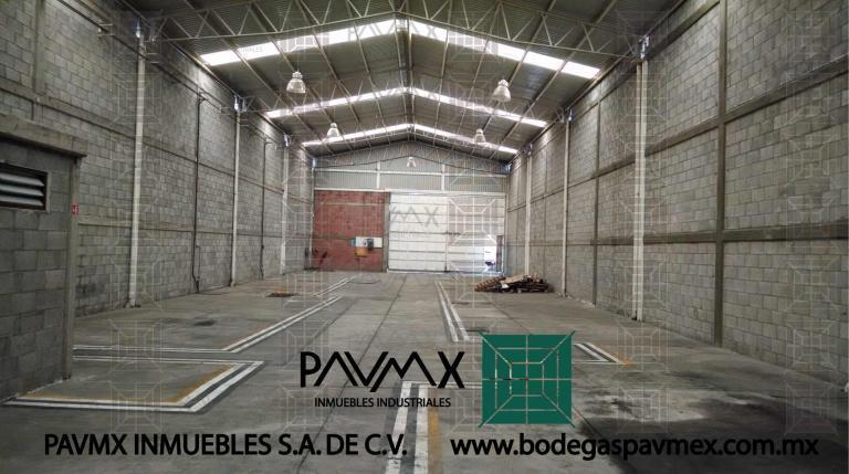 BODEGA EN RENTA 500m2 GRANJAS VALLE DE GUADALUPE en Santa Clara - Imagen 1