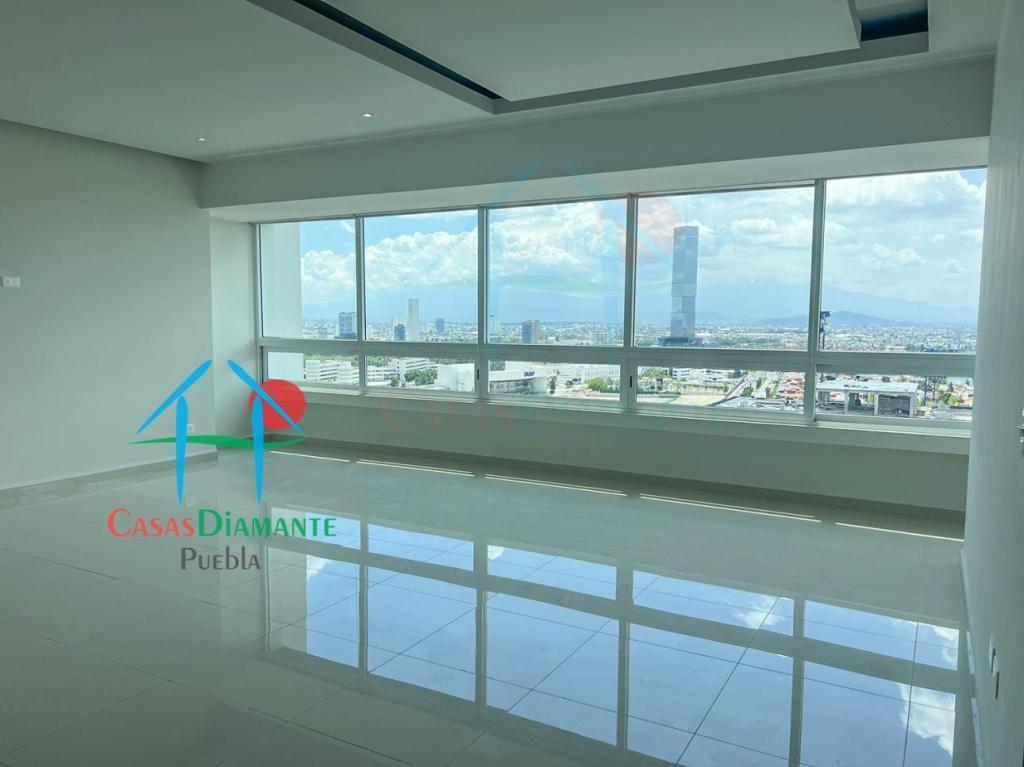 Depto en Piso 20 con Vista a la Ciudad, 2 recámaras en Tlaxcalancingo - Imagen 1