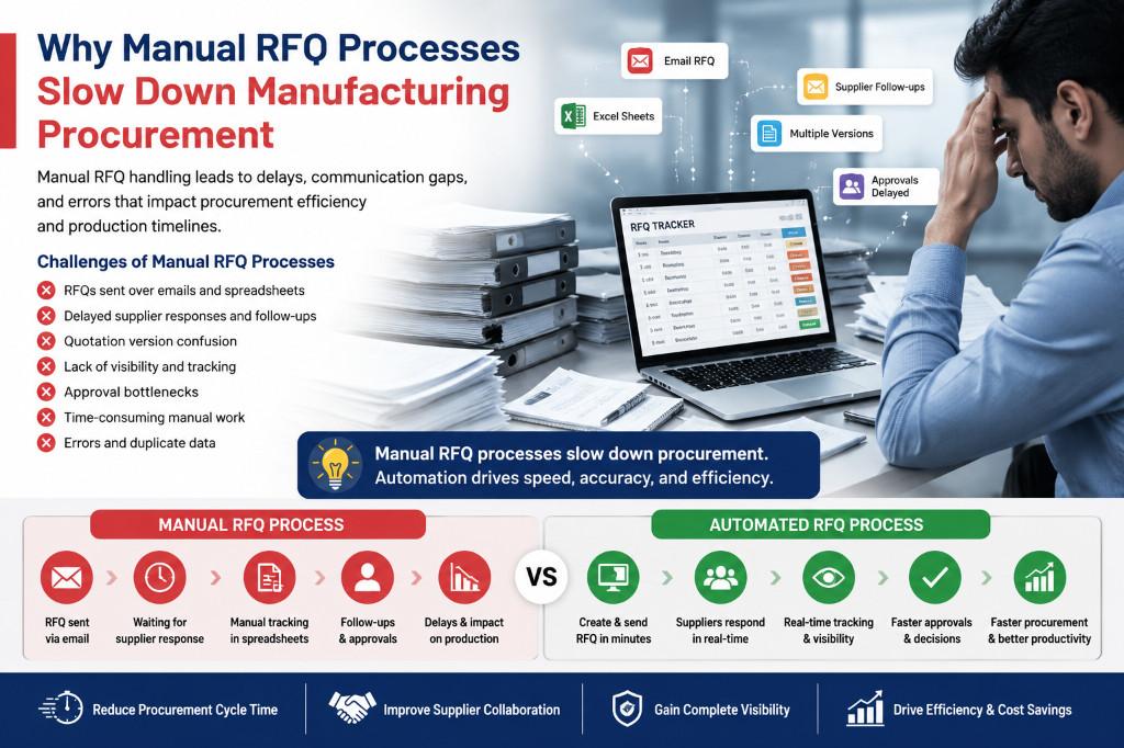 Why Manual RFQ Processes Slow Down Manufacturing Procurement in India - Image 1