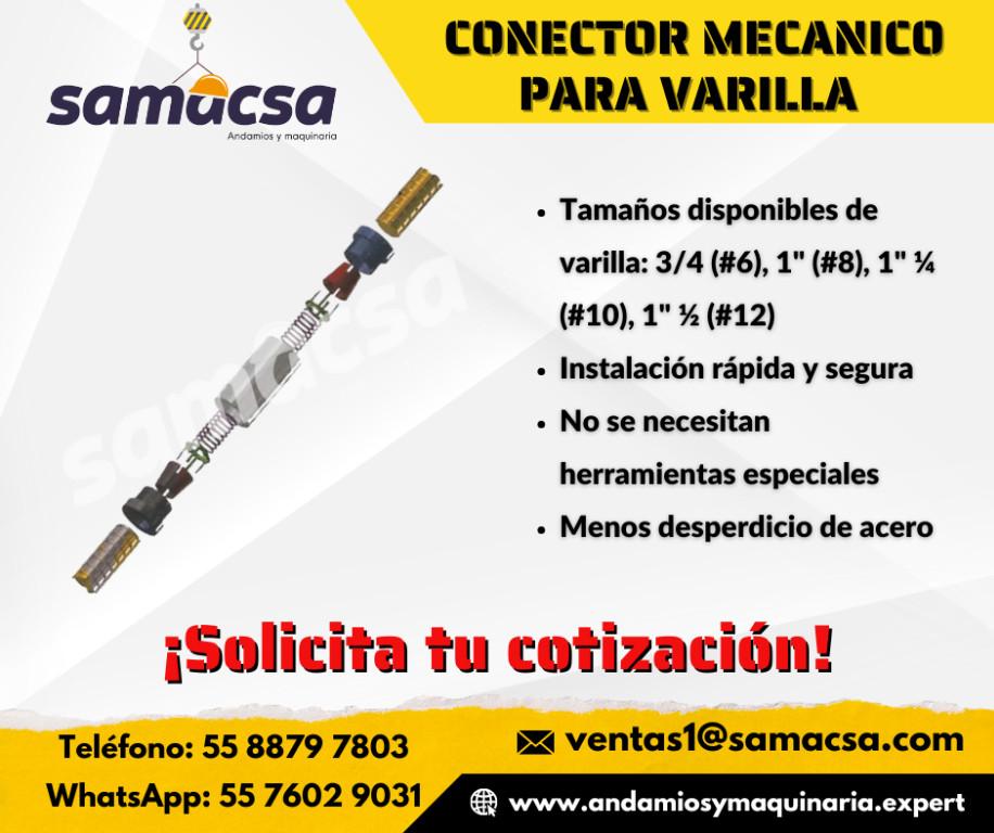 CONECTOR DE VARILLA MECÁNICO SAMACSA – CLASIFICACIÓN 2 en Ecatepec - Imagen 1