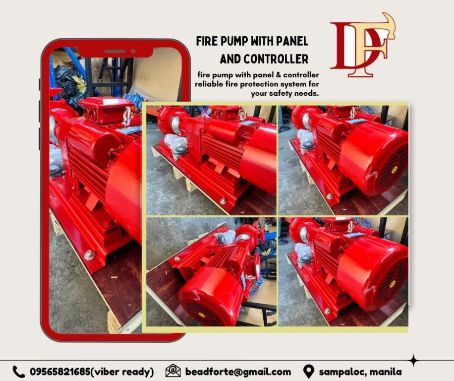 fire pump with panel & controller in Santa Maria - Image 1