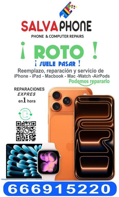CRISTAL IPHONE ROTO -SALVA PHONE en Madrid - Imagen 6